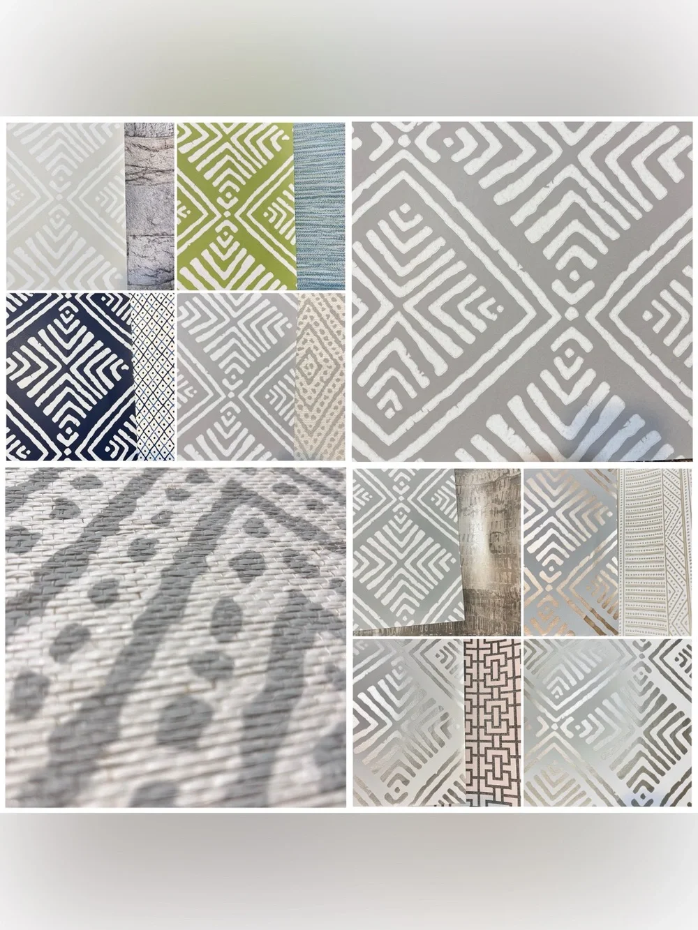 14 Assorted Designer DIY Arts Crafts Scrapbooking Geometric Designs Sheets